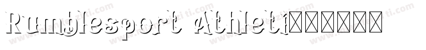 Rumblesport Athleti字体转换